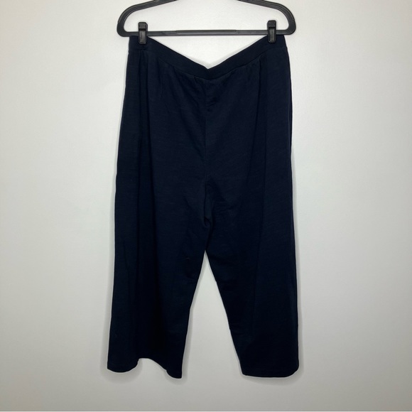 NWT J. JILL Full Leg Cropped Navy Pants XL - Picture 2 of 5